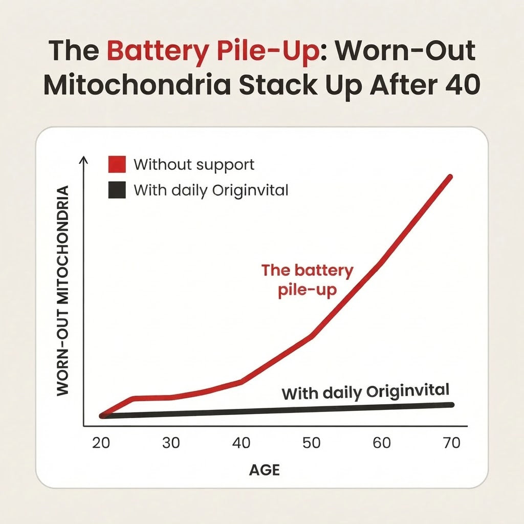 Origin Urolithin A | Mitopure® Longevity Softgels for Cellular Energy & Muscle Strength