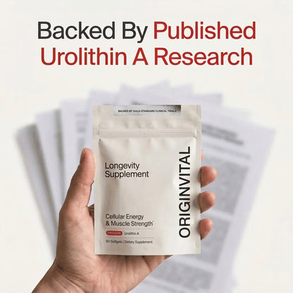 Origin Urolithin A | Mitopure® Longevity Softgels for Cellular Energy & Muscle Strength